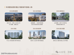 采用平廊、水墙、亭榭等元素建立多条理现代苏